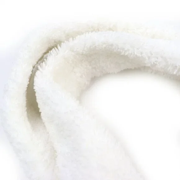 Prada 1 Bg130 Spugna Polyester Cowhide Triangle Logo Soft Terry Leta Ring Logo - Picture 7 of 12